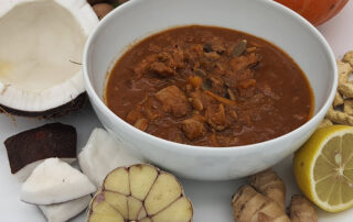 Pasanda with quinoa