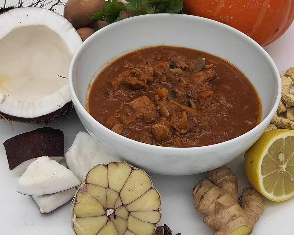 Pasanda with quinoa